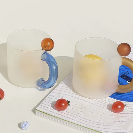 Candy Mug - Handblown Whimsical Dopamine Coffee Tea Cup