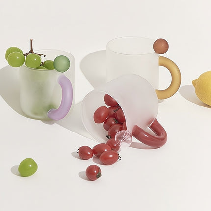 Candy Mug - Handblown Whimsical Dopamine Coffee Tea Cup