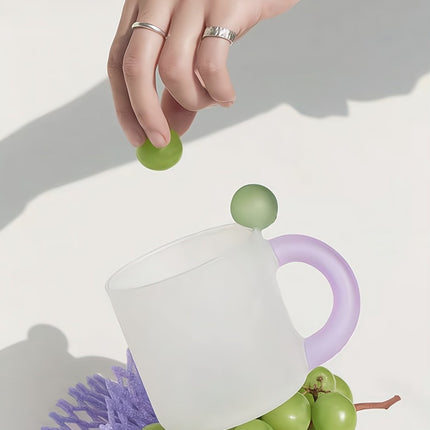 Candy Mug - Handblown Whimsical Dopamine Coffee Tea Cup
