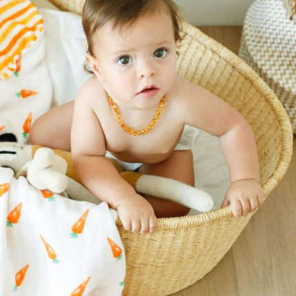 ORGANIC SNUG BLANKET - CARROTS