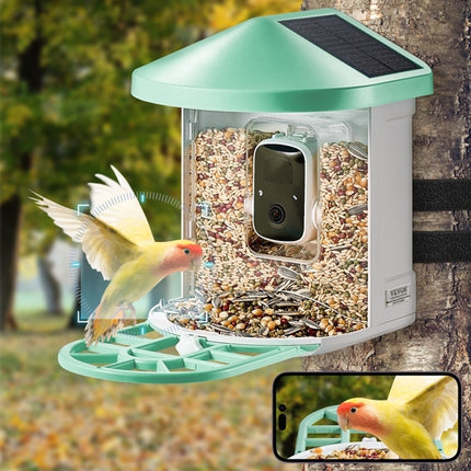 Smart Bird Feeder With Camera AI Identify 10000+ Bird Specie
