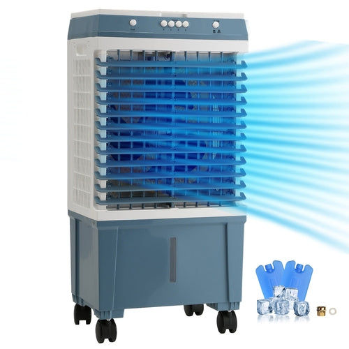VEVOR Evaporative Cooler, 1400 CFM Air Cooler, Oscillating Swamp