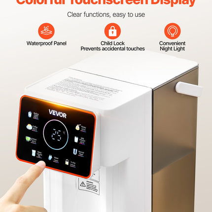 Countertop Instant Hot Water Dispenser With 6 Temps 7 Volumes 101oz