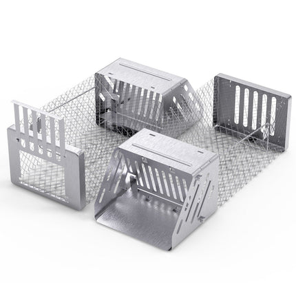 1Pc Automatic Continuous Rat Trap Single Door Mouse Cage Humane Live