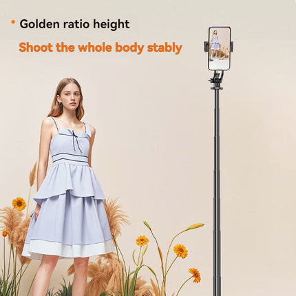 Selfie Stick Tripod With Fill Light, Extendable Phone Stand With