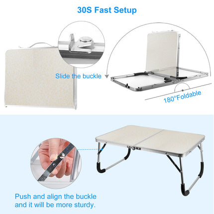1Pc Foldable Laptop Table Notebook Bed Desk Breakfast Reading Writing
