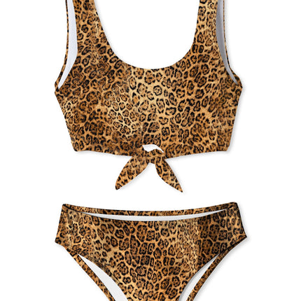 Cheetah Tie Bikini