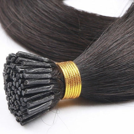 Brazilian Straight Human Hair I Tip Microlinks Bulk Braiding Human Hai