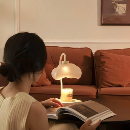 Cute Unique Cloud Candle Warmer Lamp With Timer For Large Candles