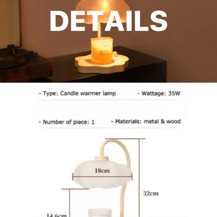 Cute Unique Cloud Candle Warmer Lamp With Timer For Large Candles