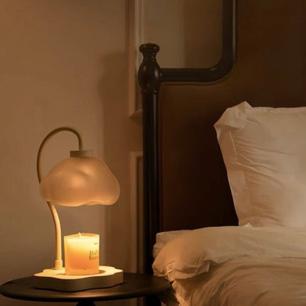 Cute Unique Cloud Candle Warmer Lamp With Timer For Large Candles