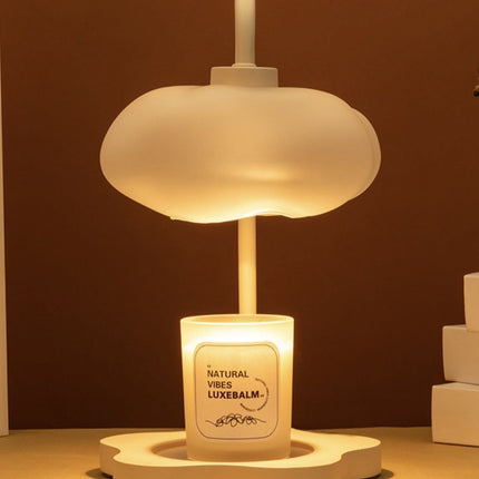Cute Unique Cloud Candle Warmer Lamp With Timer For Large Candles