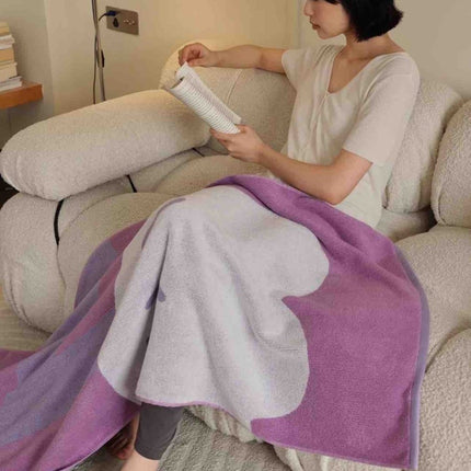 Cute Whimsical Floral Bath Towel - Soft, Absorbent, 100% Staple Cotton