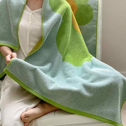Cute Whimsical Sunflower Bath Towel - Ultra Soft & Absorbent Staple