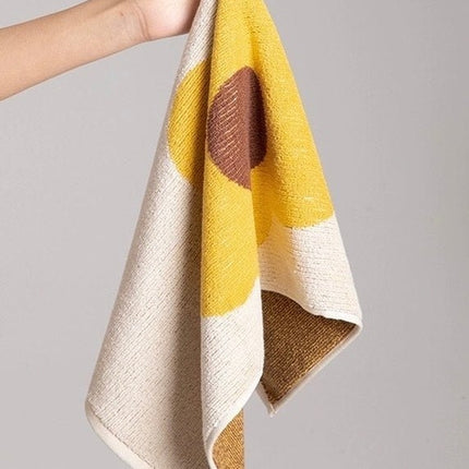 Cute Whimsical Sunflower Bath Towel - Ultra Soft & Absorbent Staple