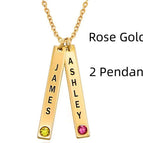 Rose Gold / 2 Pendant