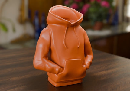 3D-Printed Hip-Hop Hoodie Pencil Holder with Hands in Pockets – Urban