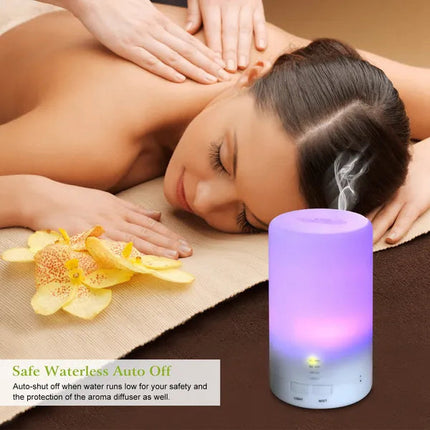 Mini Cool Mist Humidifier Ultrasonic Aroma Essential Oil Diffuser With