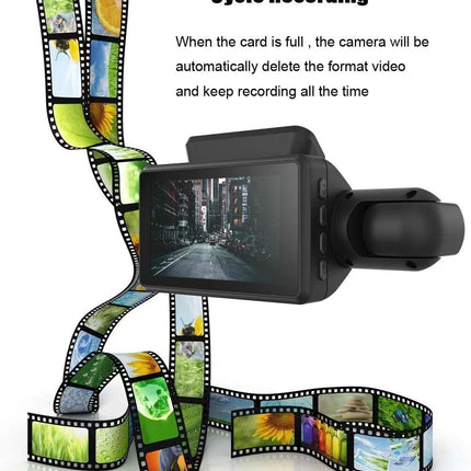 1080P Dual Lens Car DVR Dash Cam Video Recorder G-Sensor Front And