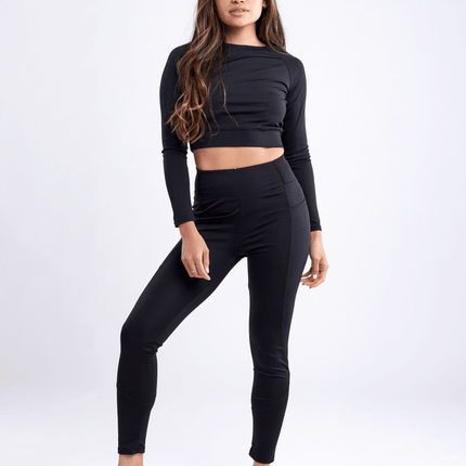 JupiterGear High-Waisted Classic Gym Leggings with Side Pockets