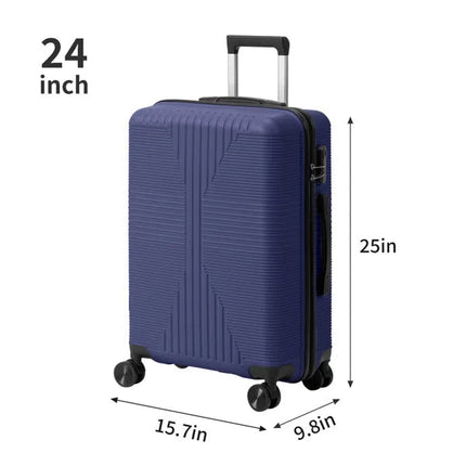 Non-TSA Customs Lock 4-in-1 PP Trolley Case, 16in, 20in, 24in, 28in