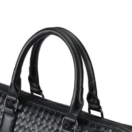 Men's High Quality Leather Large Briefcase