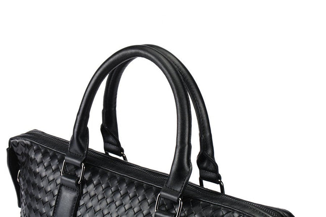 Men's High Quality Leather Large Briefcase