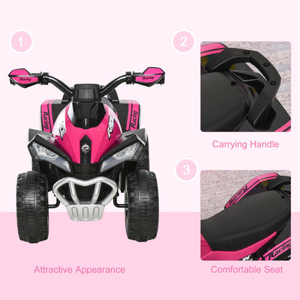 Toddler Push Car Foot-to-Floor 4 Wheels Music Light For Kids 18-36