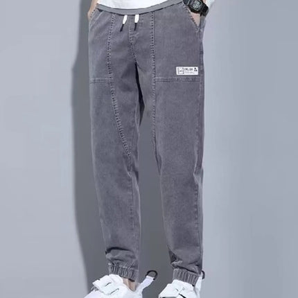 Men's Full Size Casual Loose Fit Denim Joggers Plus Size