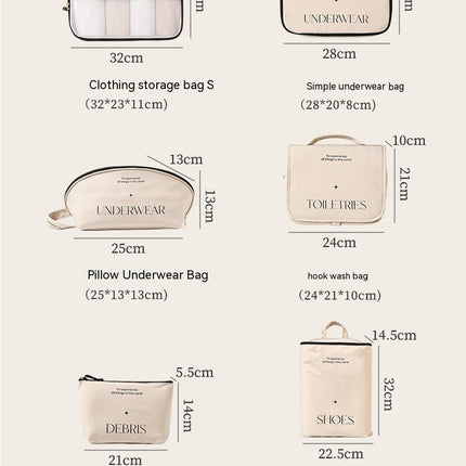 Travel Storage Bag Set Packing