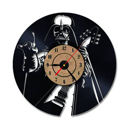 DARTH VADER STAR WARS HANDMADE VINYL RECORD WALL CLOCK FAN GIFT