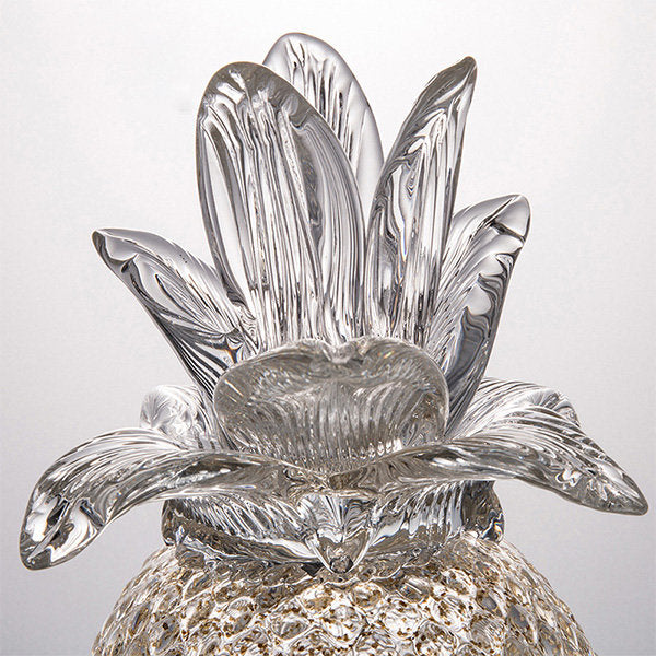 Glass Pineapple Decor