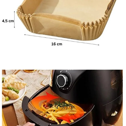 Airfryer Baking Paper 50 Pack Air Fryer Liners Non Stick Cooking