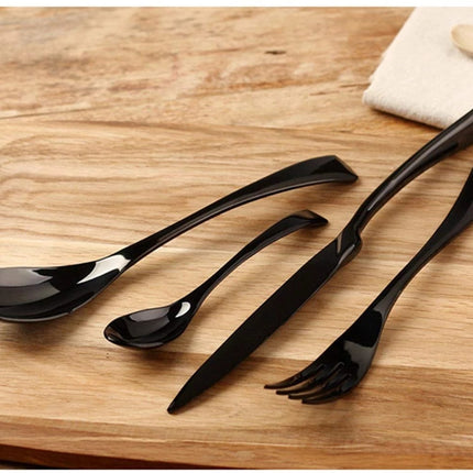 4pcs Stainless Steel Steak Knife Fork Spoon
