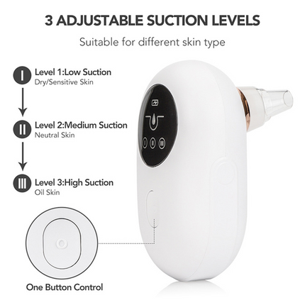 Portable  Face Deep Pore Cleaner Vacuum Blackhead Remover