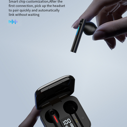 Bluetooth Earphones LED Wireless TWS with Microphone