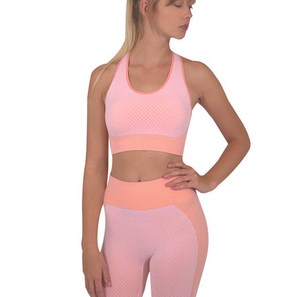 Trois Seamless Sports Bra - Pink