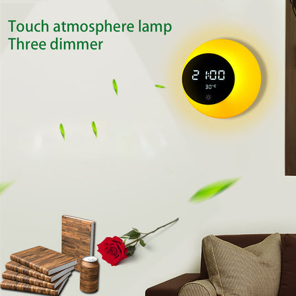 Crescent Moon Clock Multifunctional Rechargeable