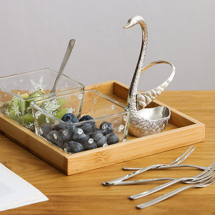 Forks With Elegant Swan Holder