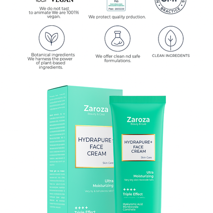 HydraPure Plus 3 Action Moisturizing Repairing Brightening Hyaluronic