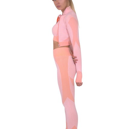 Trois Seamless Sports Jacket - Pink