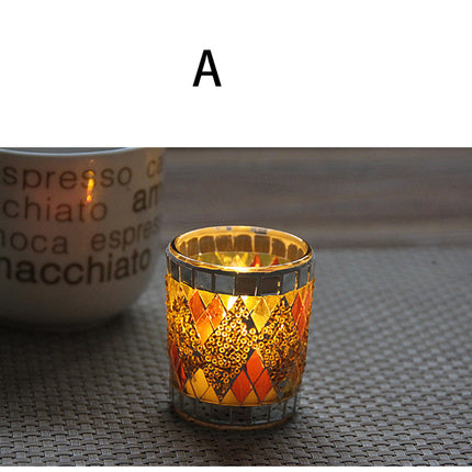 Handmade Glass Candle Holders