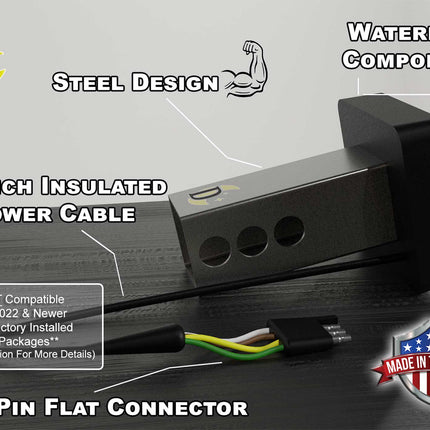 Lucky Clover Shamrock LED Hitch Cover - Brake Light