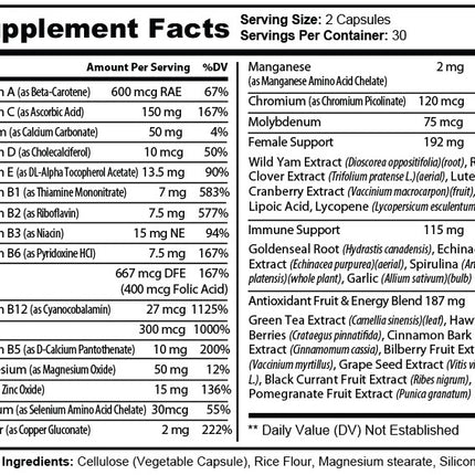 Pure Multi-Vitamins Womens