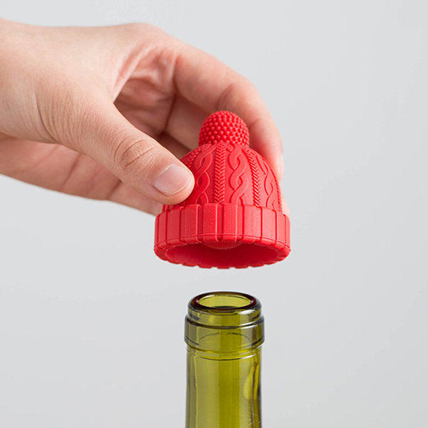 Silicone Winter Hat Wine Stopper