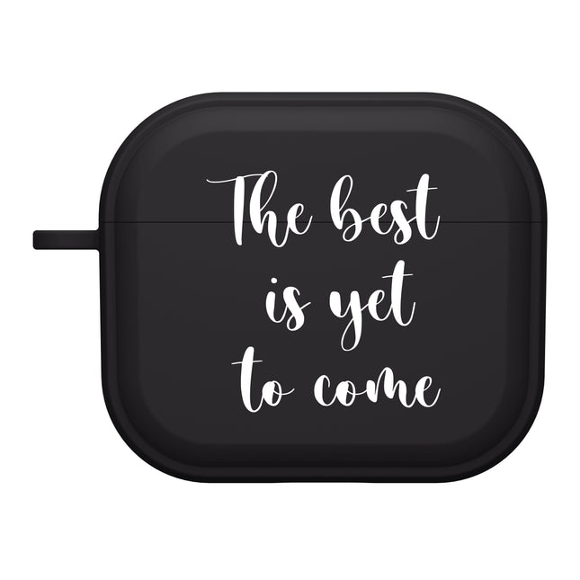 Custom Text HDX Black Case Cover for Apple AirPods Gen 1, 2, 3 & Pro