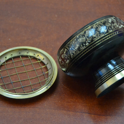 Handmade Brass Incense Burner Charcoal Lamp