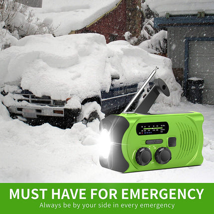 Wind Up Solar Radio Emergency Radio Crank Powered
