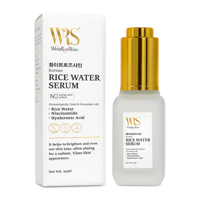 Whiteroseshine Korean Rice Water Serum for Dull and Uneven Skin