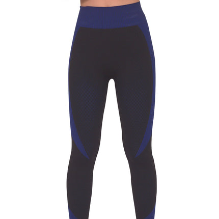 Trois Seamless Legging - Black with Navy